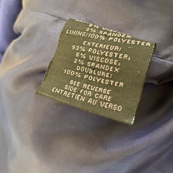 Steve Madden Womens Solid Blue Purple Pea Coat Size M - Picture 6 of 6